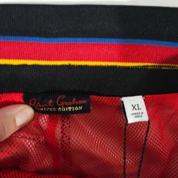 Robert Graham Asteroids Short XL Limited Edition Supima Cotton Black/Yellow - Picture 6 of 8